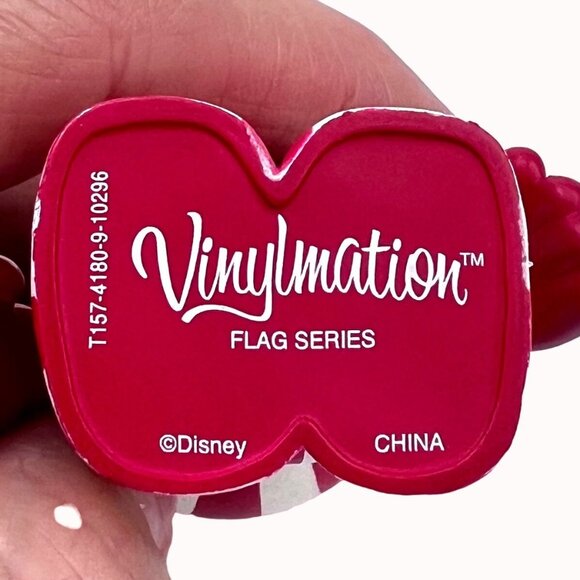 Disney Vinylmation Flag Series Collectible Figures Set Of 3 - Donut, Glow & USA - Picture 4 of 12